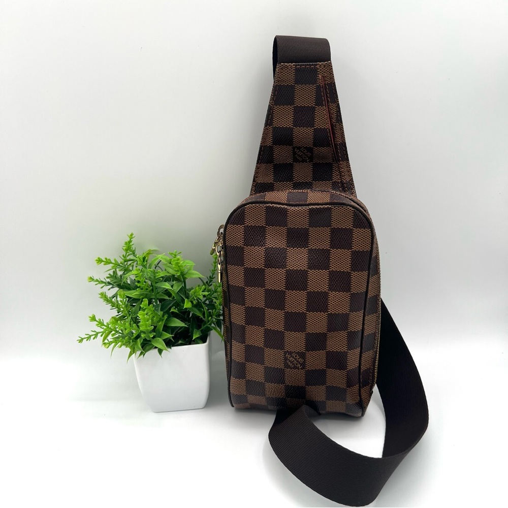 Louis Vuitton Geronimos Ebene Brown Damier belt bag ❤️